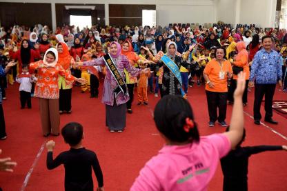 1.000 Anak Meriahkan Gebyar PAUD, Nawal Tekankan Pentingnya PAUD Dalam Perkembangan Anak