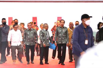 Laporan ke Presiden RI Joko Widodo, Gubernur Edy Rahmayadi Sampaikan Pers Tertua di Indonesia dari Sumatera Utara