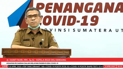 KESIAPAN RS DAERAH DALAM MELAYANI PASIEN DI ERA COVID-19  21 APRIL 2020