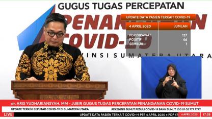  Update Terkini Seputar Covid-19 Di Sumatera Utara - 4 April 2020