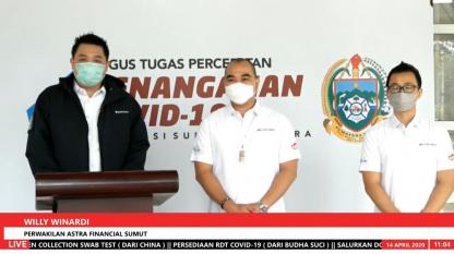 Bantuan Persediaan Kebutuhan Gugus Tugas Covid 19 Di Sumatera Utara