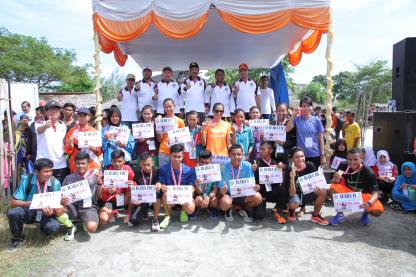 Gubsu Melepas Lomba Lari 10 KM Kabupaten Sergai 