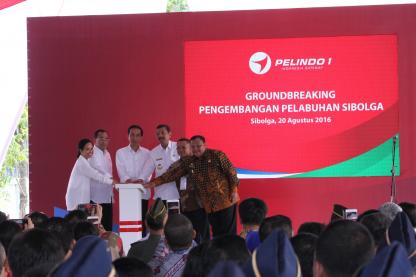 Gubsu Groundbreaking Pengembangan Pelabuhan Sibolga 